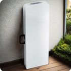 Plonos, ławka cateringowa ogrodowa składana, biała, 180 cm