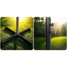 Plonos, parasol ogrodowy, składany, 6 segmentowy, z pokrowcem, 350 cm, PL-880