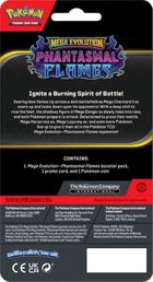 Pokemon TCG: Mega Evolution, Phantasmal Flames, Checklane Blister, Cottonee/Whimsicott, gra karciana, dodatek