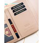 Portfel, beżowy, skóra ekologiczna, Peterson