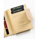 Portfel, beżowy, skóra ekologiczna, Peterson