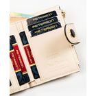 Portfel, beżowy, skóra ekologiczna, Peterson