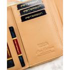 Portfel, beżowy, skóra ekologiczna, Peterson