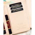 Portfel, beżowy, skóra ekologiczna, Peterson