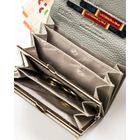 Portfel, biały, skóra ekologiczna, Peterson