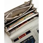 Portfel, biały, skóra ekologiczna, Peterson