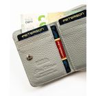 Portfel, biały, skóra ekologiczna, Peterson