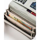 Portfel, biały, skóra ekologiczna, Peterson