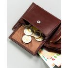 Portfel, brązowy, skóra ekologiczna, 4U Cavaldi