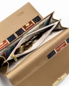 Portfel, brązowy, skóra ekologiczna, Peterson