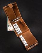 Portfel, brązowy, skórzany, Always Wild