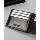 Portfel, brązowy, skórzany, RFID, Rovicky