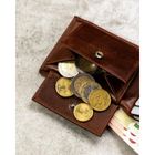 Portfel, brązowy, skórzany, Rovicky