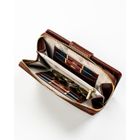 Portfel, ciemnobrązowy, skóra ekologiczna, Peterson