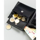 Portfel, czarny, skóra ekologiczna, 4U Cavaldi