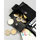 Portfel, czarny, skóra ekologiczna, 4U Cavaldi