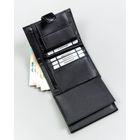 Portfel, czarny, skóra ekologiczna, 4U Cavaldi