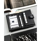 Portfel, czarny, skóra ekologiczna, 4U Cavaldi