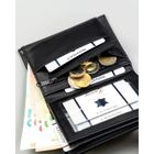 Portfel, czarny, skóra ekologiczna, 4U Cavaldi