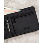 Portfel, czarny, skóra ekologiczna, Peterson