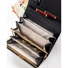 Portfel, czarny, skóra naturalna i ekologiczna, Peterson