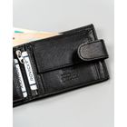 Portfel, czarny, skórzany, 4U Cavaldi