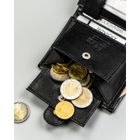 Portfel, czarny, skórzany, 4U Cavaldi