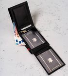 Portfel, czarny, skórzany, Peterson