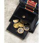 Portfel, czarny, skórzany, RFID, Peterson