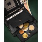 Portfel, czarny, skórzany, RFID, Rovicky