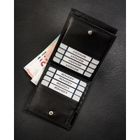 Portfel, czarny, skórzany, Ronaldo