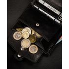 Portfel, czarny, skórzany, Ronaldo