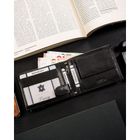 Portfel, czarny, skórzany, Ronaldo