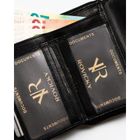 Portfel, czarny, skórzany, Rovicky