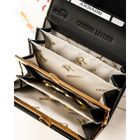 Portfel, czarny, skórzany, Rovicky