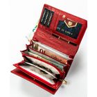 Portfel, czerwony, Peterson