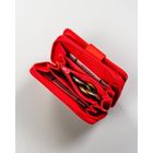 Portfel, czerwony, skóra ekologiczna, 4U Cavaldi