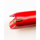 Portfel, czerwony, skóra ekologiczna, Peterson