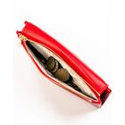 Portfel, czerwony, skóra ekologiczna, Peterson