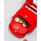 Portfel, czerwony, skórzany, 4U Cavaldi