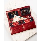 Portfel, czerwony, skórzany, Peterson