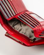 Portfel, czerwony, skórzany, RFID, Peterson