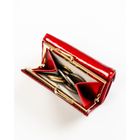 Portfel, czerwony, skórzany, RFID, Rovicky