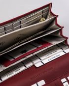 Portfel, czerwony, skórzany, Rovicky