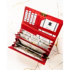 Portfel, czerwony, skórzany, Rovicky