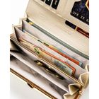 Portfel, ecru, Peterson