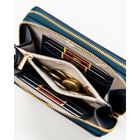 Portfel, granatowy, skóra ekologiczna, Peterson