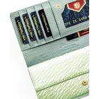 Portfel, jasnozielony, Peterson