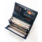 Portfel, niebieski, RFID, Peterson