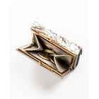 Portfel, niebieski, skórzany, Peterson